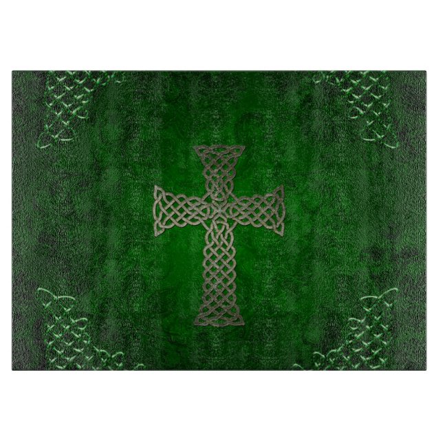 Das keltische Kreuz Schneidebrett (Vorderseite)