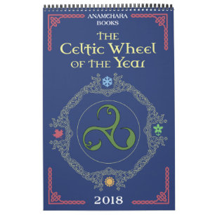 Das keltische Rad des Kalenders des Jahr-2018 Kalender