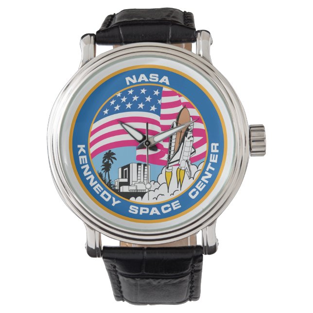Das Kennedy Space Center der NASA Armbanduhr (Vorderseite)