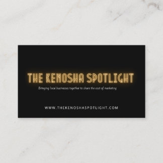 Das Kenosha-Spotlight Visitenkarte