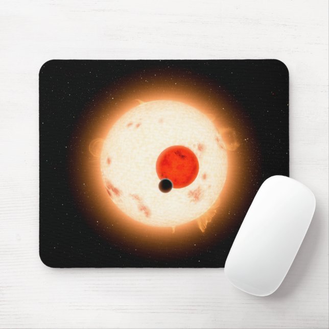 Das Kepler-16 System. Mousepad (Mit Mouse)