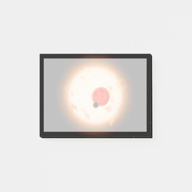 Das Kepler-16 System. Post-it Klebezettel (Vorderseite)