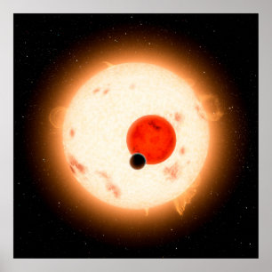 Das Kepler-16 System. Poster