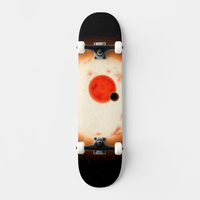 Das Kepler-16 System. Skateboard (Vorderseite)