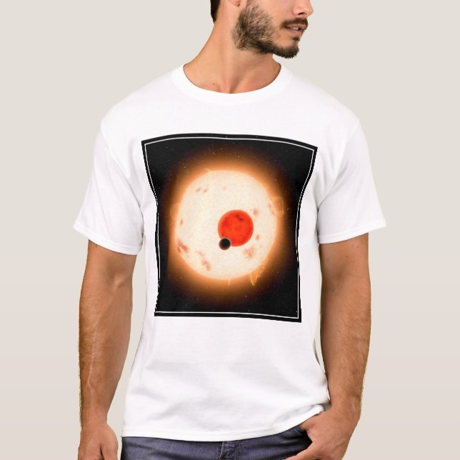 Das Kepler-16 System. T-Shirt (Vorderseite)