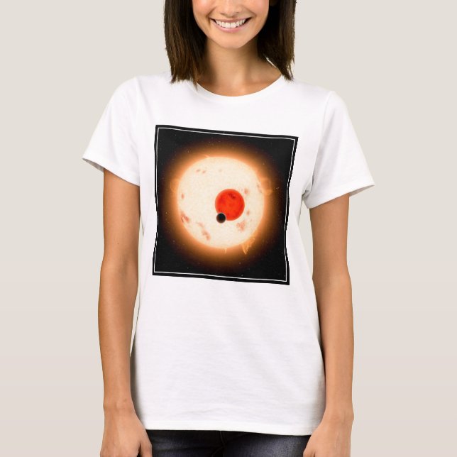 Das Kepler-16 System. T-Shirt (Vorderseite)