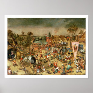 Das Kermesse des Festes von St George Poster