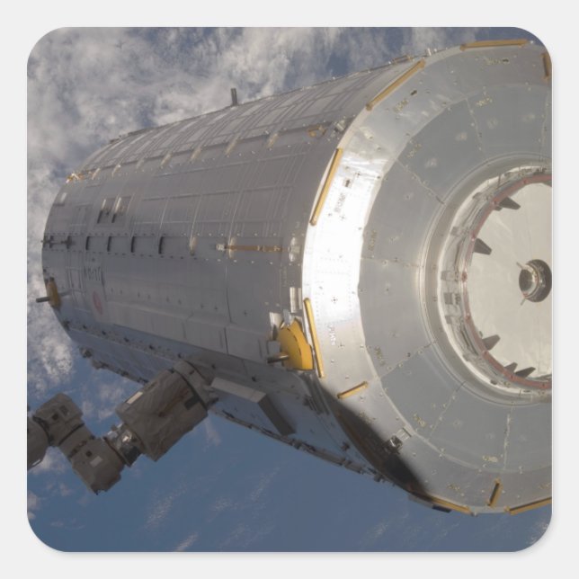 Das Kibo-japanische Druckmodul 3 Quadratischer Aufkleber (Vorderseite)