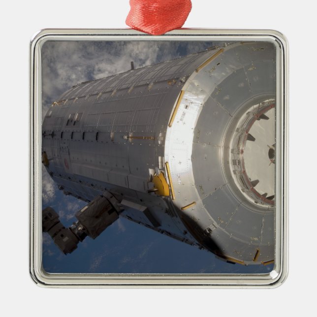 Das Kibo-japanische Druckmodul 3 Silbernes Ornament (Vorne)