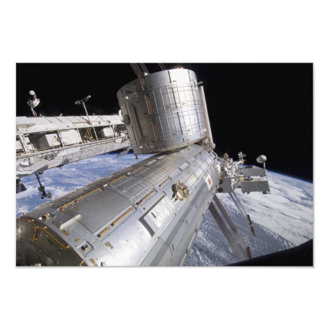 Das Kibo-Labor für das japanische Experimentiermod Fotodruck (Vorne)