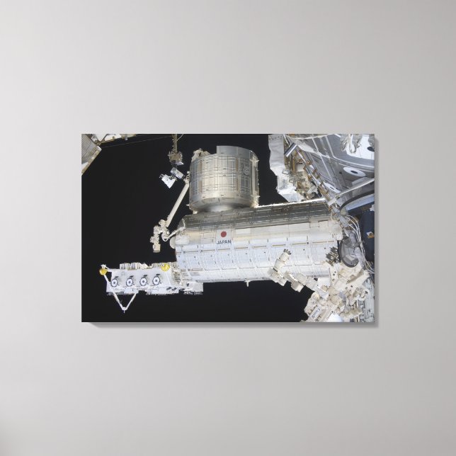 Das Kibo-Labor für das japanische Experimentiermod Leinwanddruck (Vorderseite)