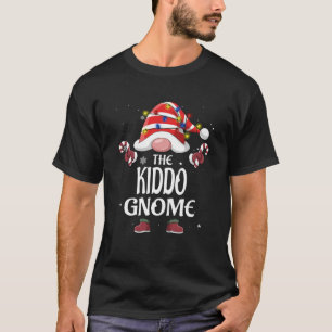 Das Kiddo Gnome Tree Light Buffalo Karierte Weihna T-Shirt