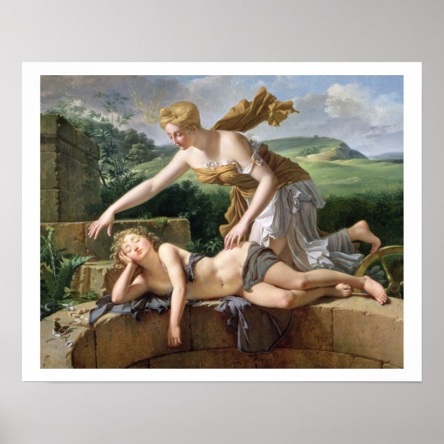 Das Kind des Glücks, 1801 (Öl auf Leinwand) Poster (Vorne)