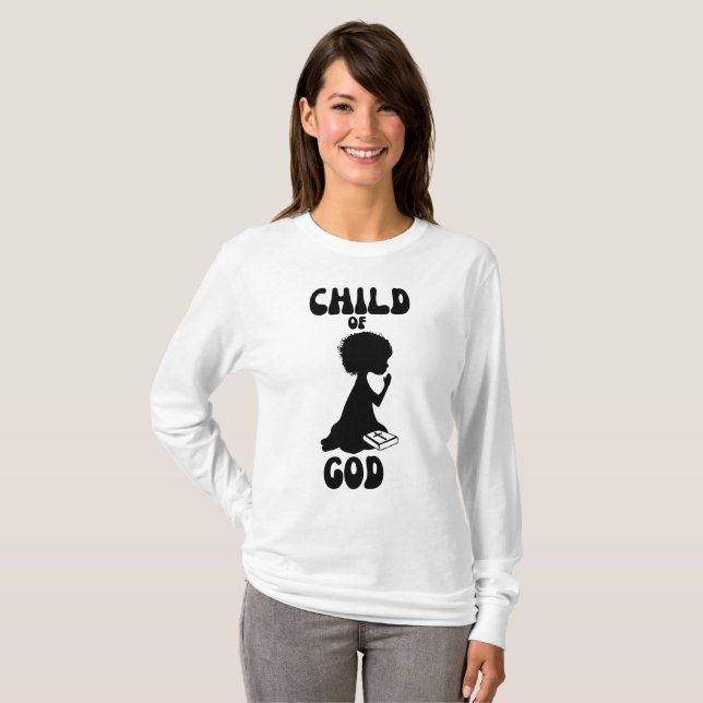 Das Kind Gottes Bibelzitat - Das lange Schweigen d T-Shirt (Vorne ganz)