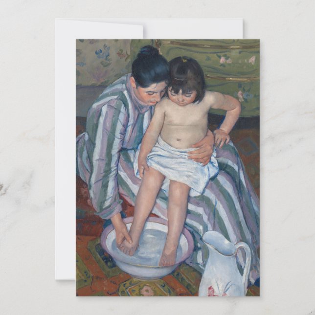 Das Kind im Bad | Mary Cassatt (Vorderseite)