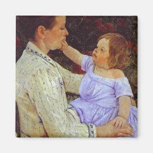 Das Kind ist krank. 1890, Mary Cassatt Magnet