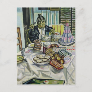 Das Kind mit den Kuchen Postkarte