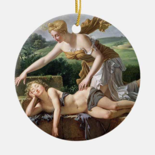 Das Kind von Vermögen, 1801 (Öl auf Leinwand) Keramik Ornament (Vorne)