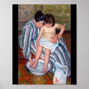 Das Kinderbad, Mary Cassatt Poster