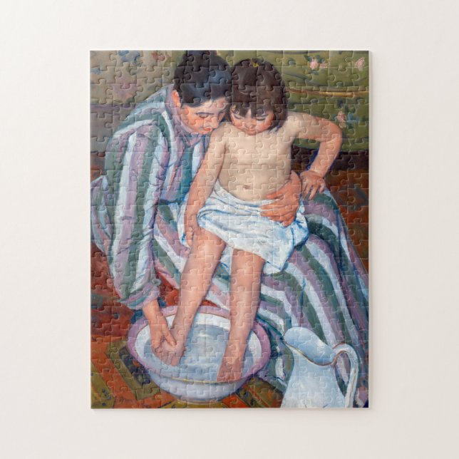 Das Kinderbad, Mary Cassatt Puzzle (Vertikal)