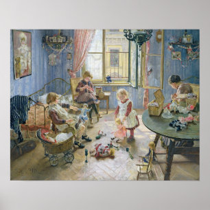 Das Kinderzimmer 1889 Poster