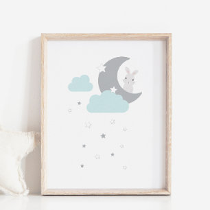 Das Kinderzimmer Decor Poster von Sky Moon & Stars