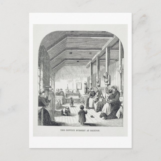 Das Kinderzimmer der Verurteilung in Brixton, aus  Postkarte (Vorderseite)