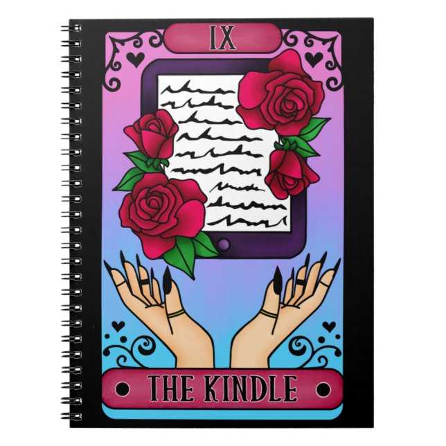 Das Kindle Reader Tarot Notebook Notizblock (Vorderseite)