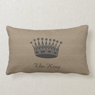 Das King Canvas-Look Kissen
