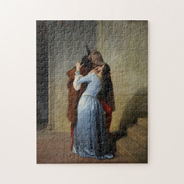 Das Kiss/Il-Bacio-Kunstpuzzle Puzzle (Vertikal)