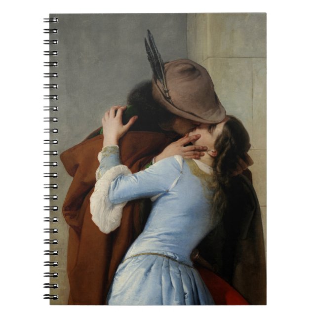 Das Kiss/Il Bacio Notebook Notizblock (Vorderseite)