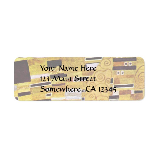 Das Kiss-Muster von Gustav Klimt, Art Nouveau (Vorne)