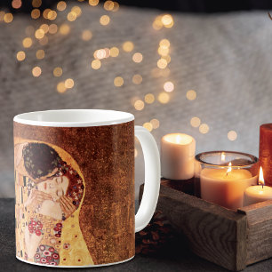 Das Kiss Portrait Gustav Klimt Kaffeetasse