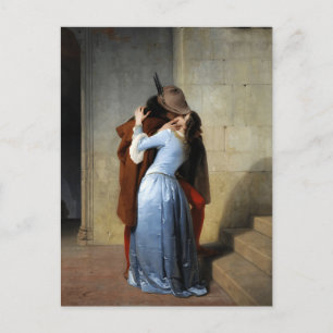 Das Kissbild von Francesco Hayez Postkarte
