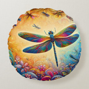 Das Kissen für die Reise der Drachenfliege