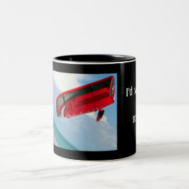 Das Kiteboarder Zweifarbige Tasse