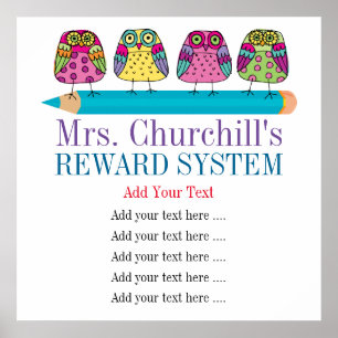 Das Klassenzimmer-Regeln des Poster