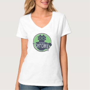 Das klassische Logo-Design des Alaska Cat Cafe T-Shirt