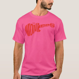Das klassische rote Gitarren-Logo von Monkees auf  T-Shirt
