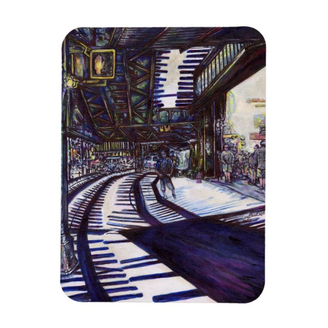 Das Klavier abstauben Magnet (Vertikal)