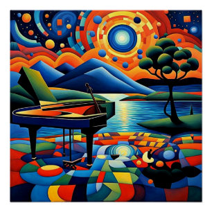 Das Klavier wartet auf 2 Poster