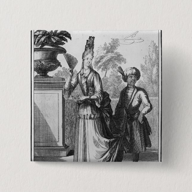 Das Kleid des Noblewomans, Ende des 17. Button (Vorderseite)