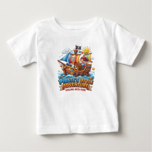 DAS KLEINE ABENTEUER DES PIRATEN BABY T-SHIRT