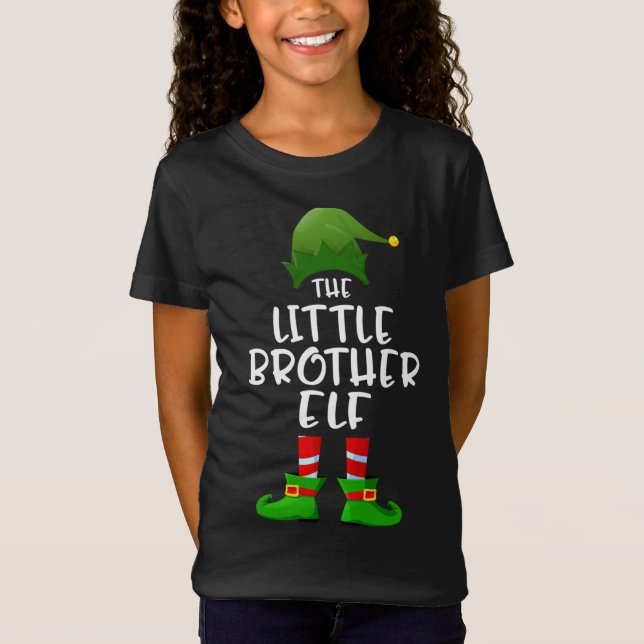Das kleine Brüderelf Weihnachtsfest Party Pajama T-Shirt (Vorderseite)
