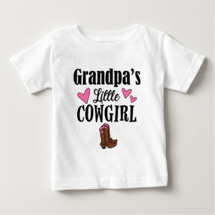 DAS KLEINE COWGIRL DES GROSSVATERS BABY T-SHIRT