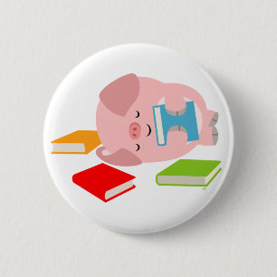 Das kleine Knopf-Abzeichen des Button