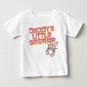 Das kleine Mädchen des Vatis Baby T-shirt