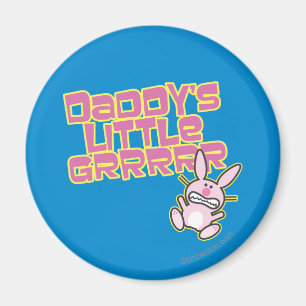 Das kleine Mädchen des Vatis Magnet