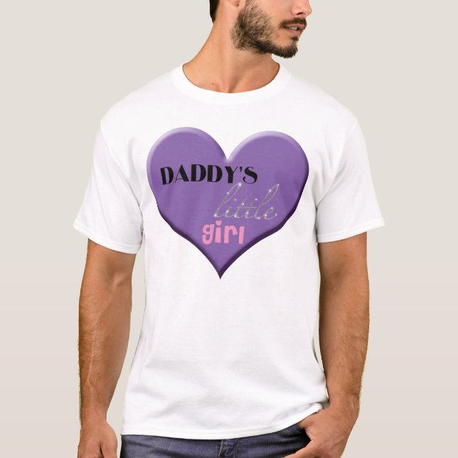 Das kleine Mädchen des Vatis T-Shirt (Vorderseite)