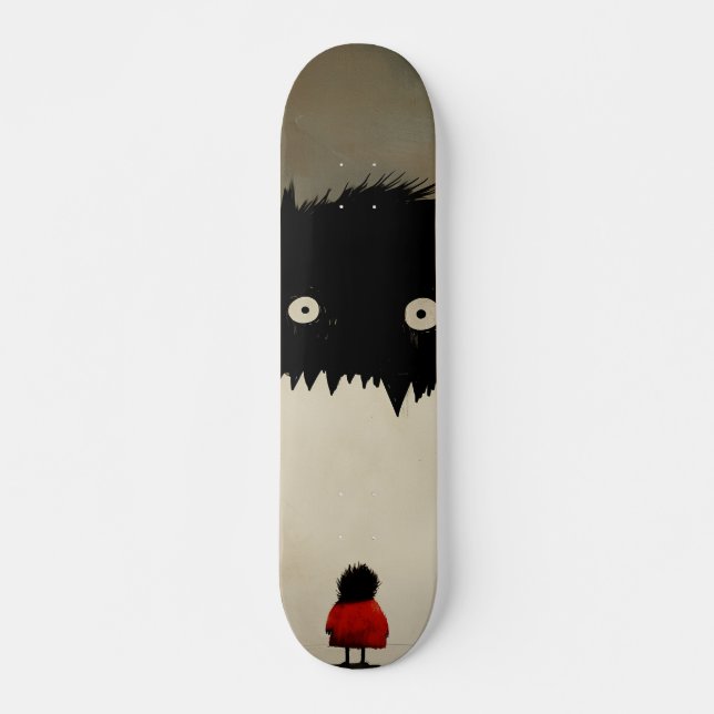 Das kleine Mädchen und das Monster Skateboard (Vorne)